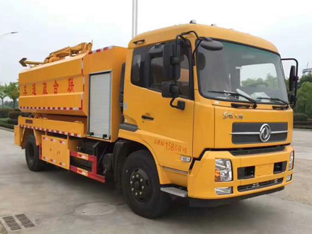 国五12方东风天锦清洗吸污车