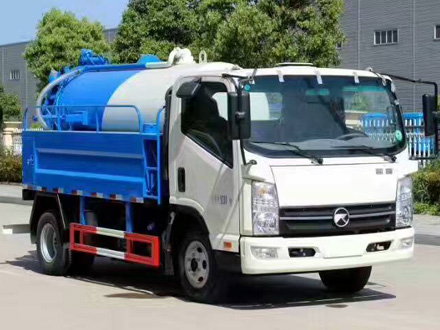 蓝牌5方凯马高压清洗吸污车